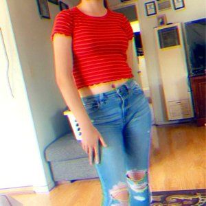 I'm selling a red,white and blue tank top